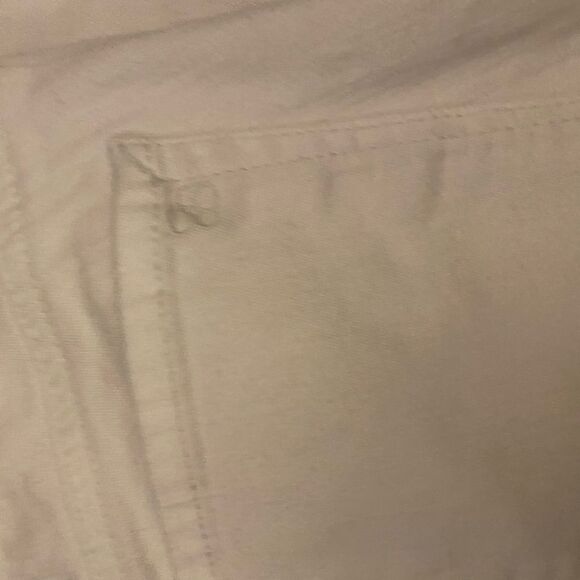 Jessica Simpson white distressed jeans forever rolled ankle size 28 - Picture 9 of 10